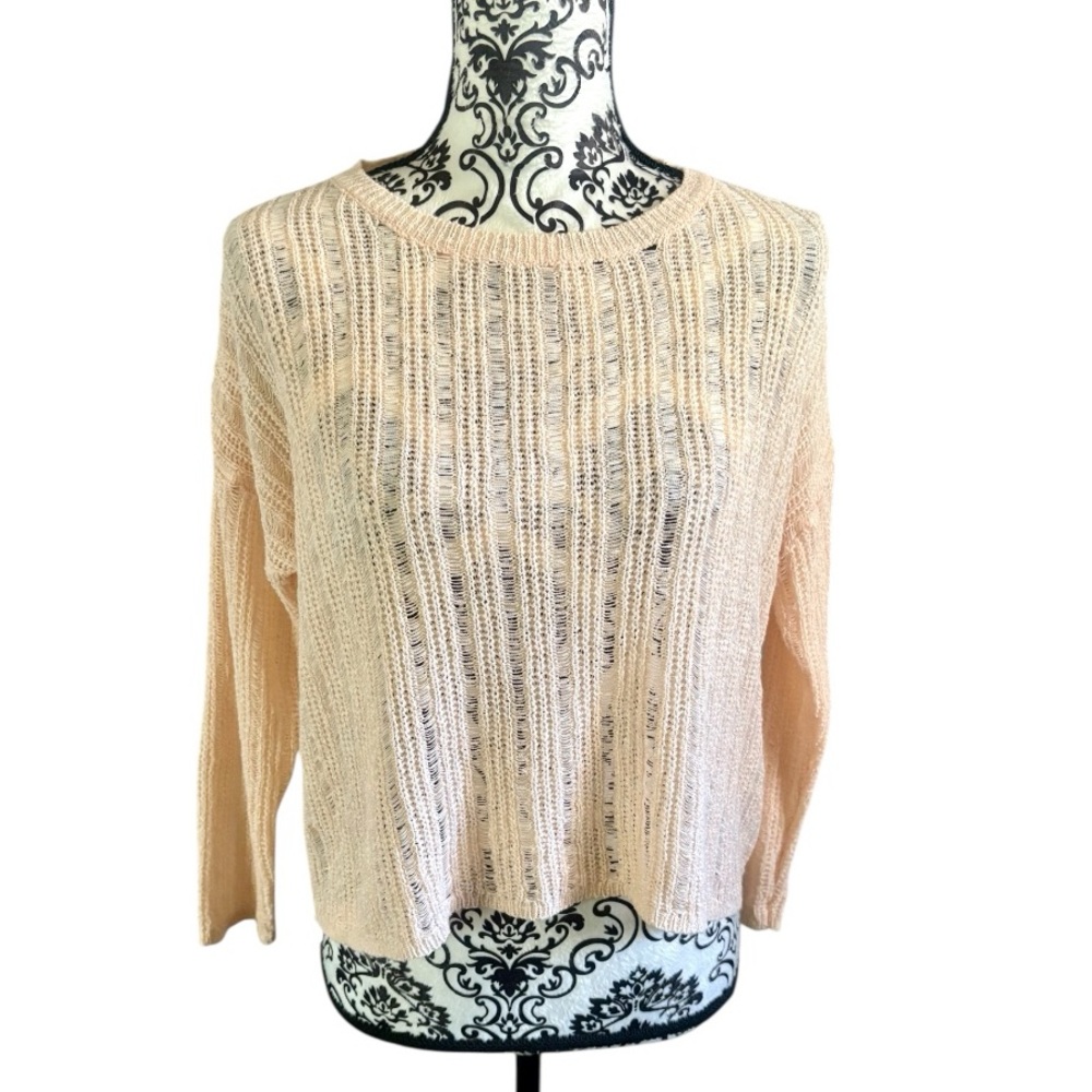 VERTE Rose Pink Knit Sweater